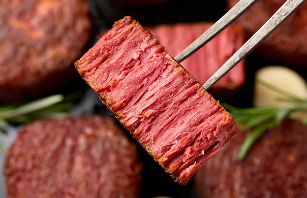 plant based piece of red meat