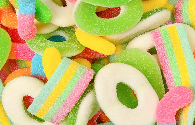gummy candy rings