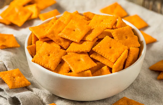 cheese flavored crackers