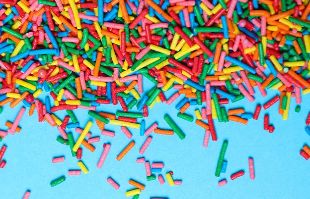 colorful sprinkles